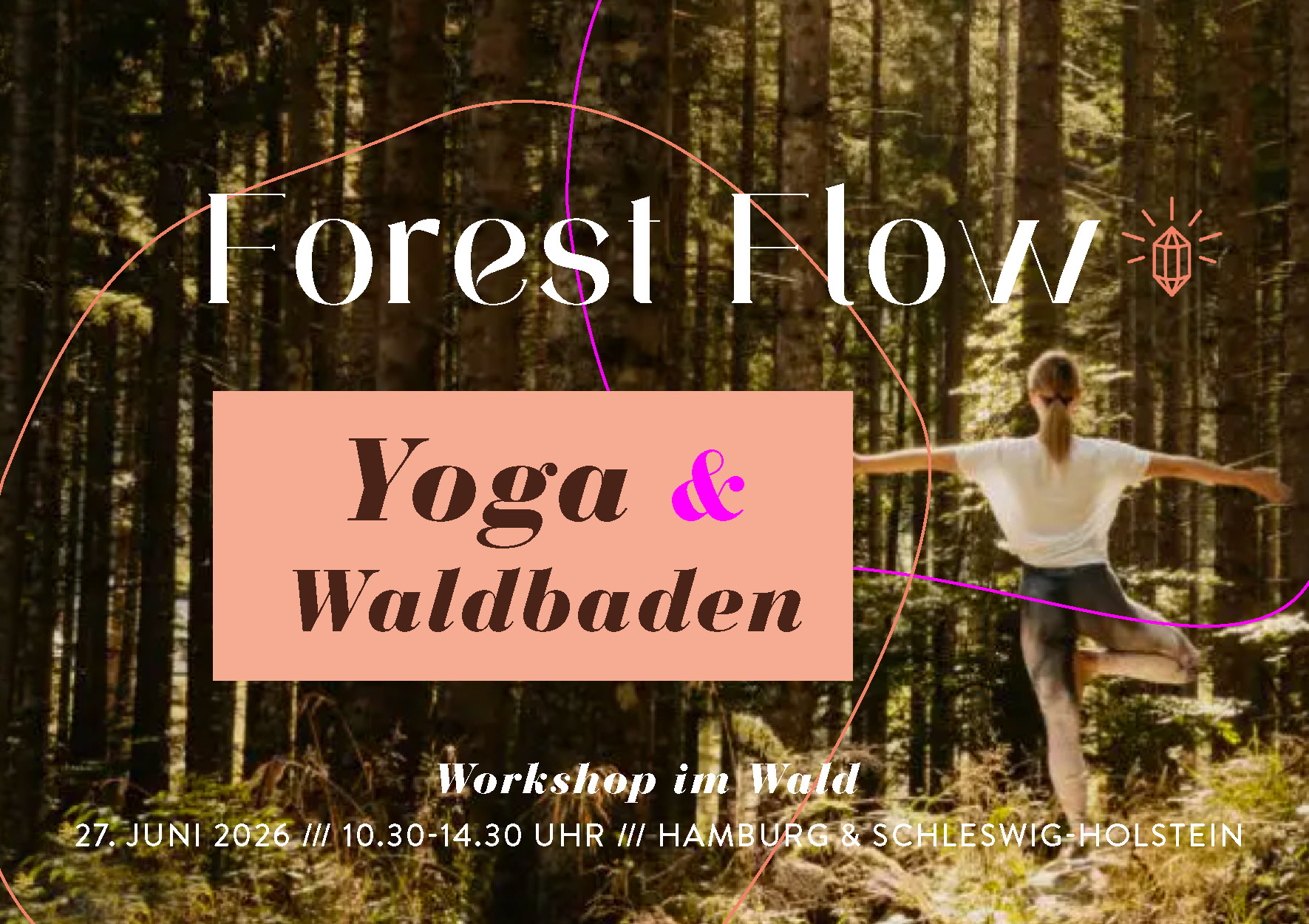 Yoga im Wald